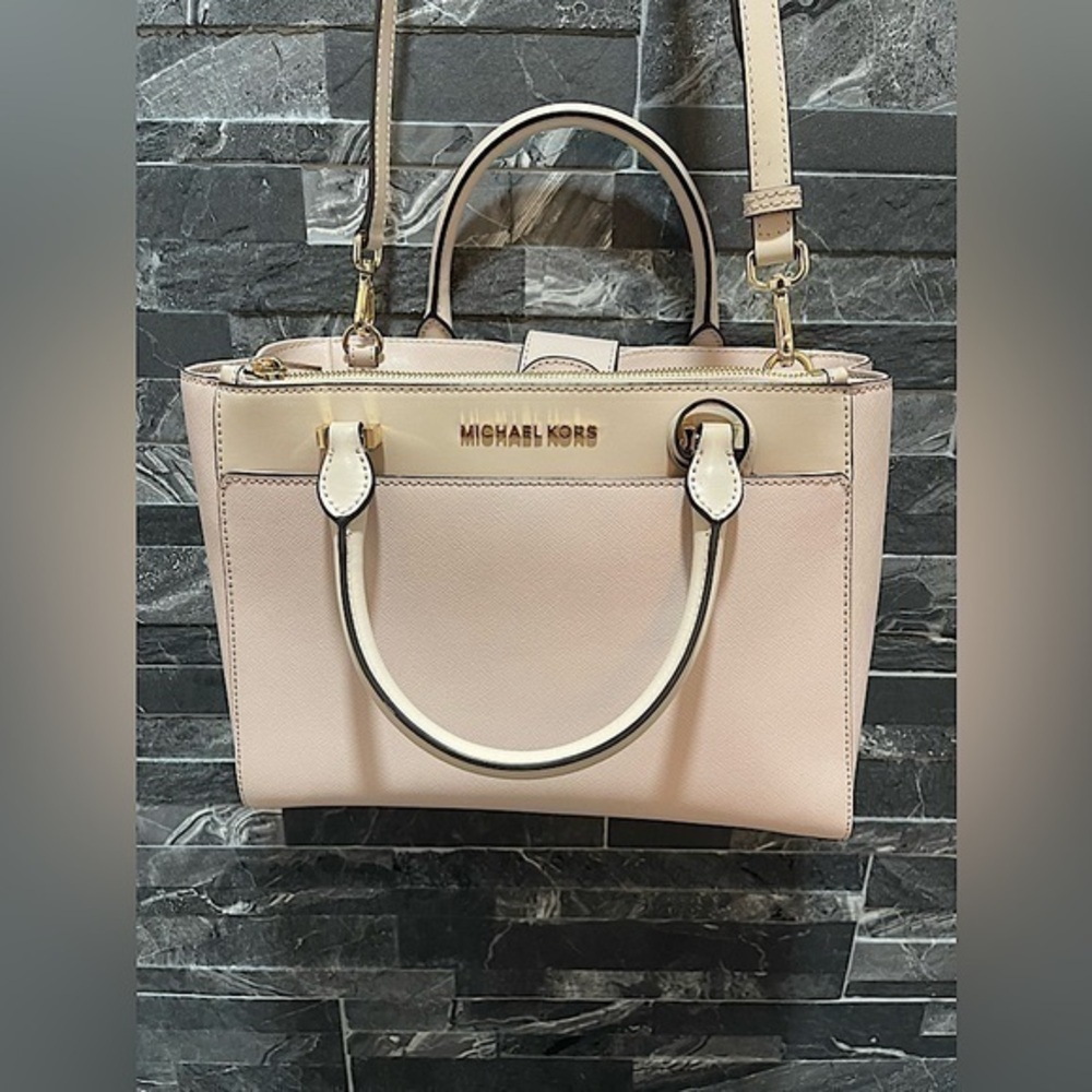 Blush Michael Kors Bag with Crossbody Strap